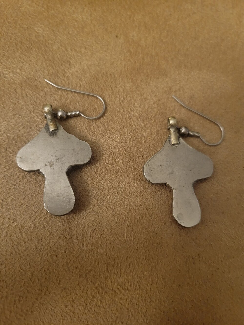 Lapis Lazuli Cross Drop Earrings - Picture 2 of 4